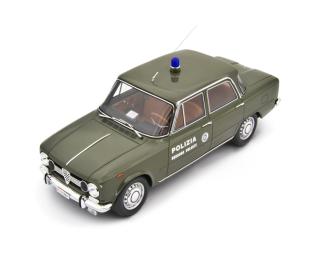 Alfa Romeo Giulia Super 1969 Polizia S.Volante VERDE MILITARE Laudoracing 1:18 Resinemodell (Türen, Motorhaube... nicht zu öffnen!)